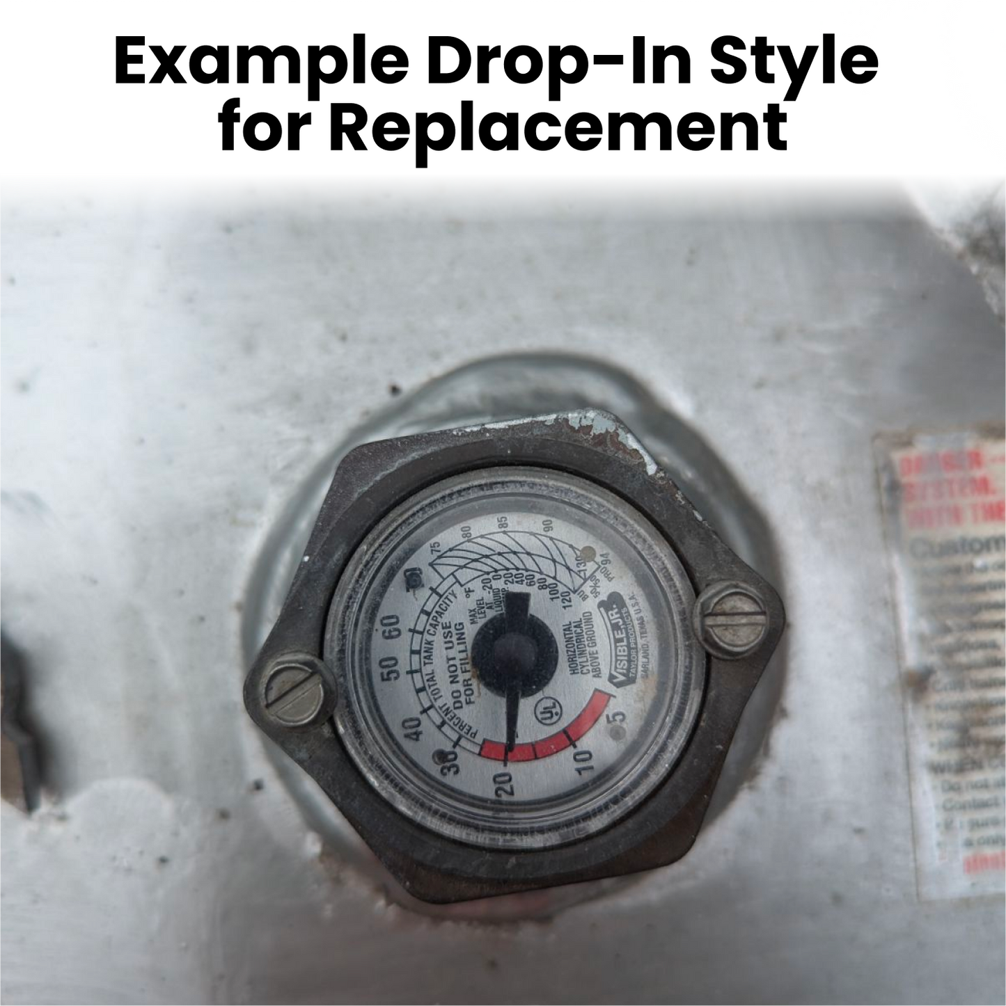R3D Dial - Drop-In Style - Propane Tank Dial